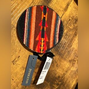 Pendleton Suede and Wool coin purse